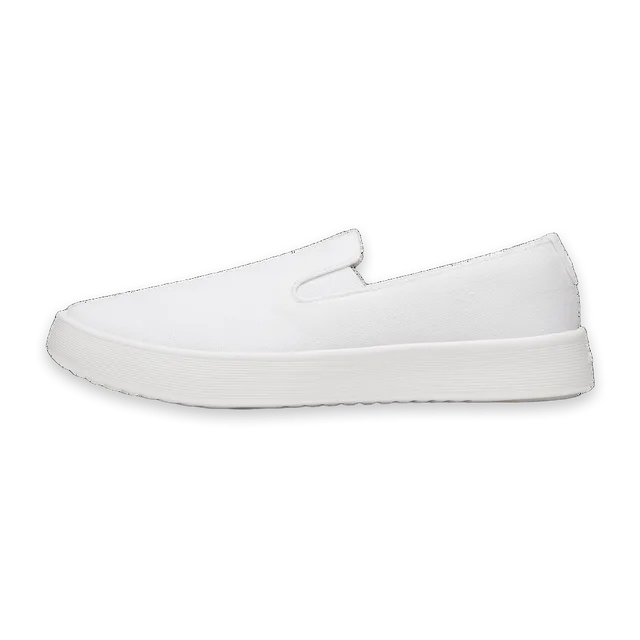 Allbirds Women's Canvas Cruiser Slip On · Blizzard (Blizzard Sole)