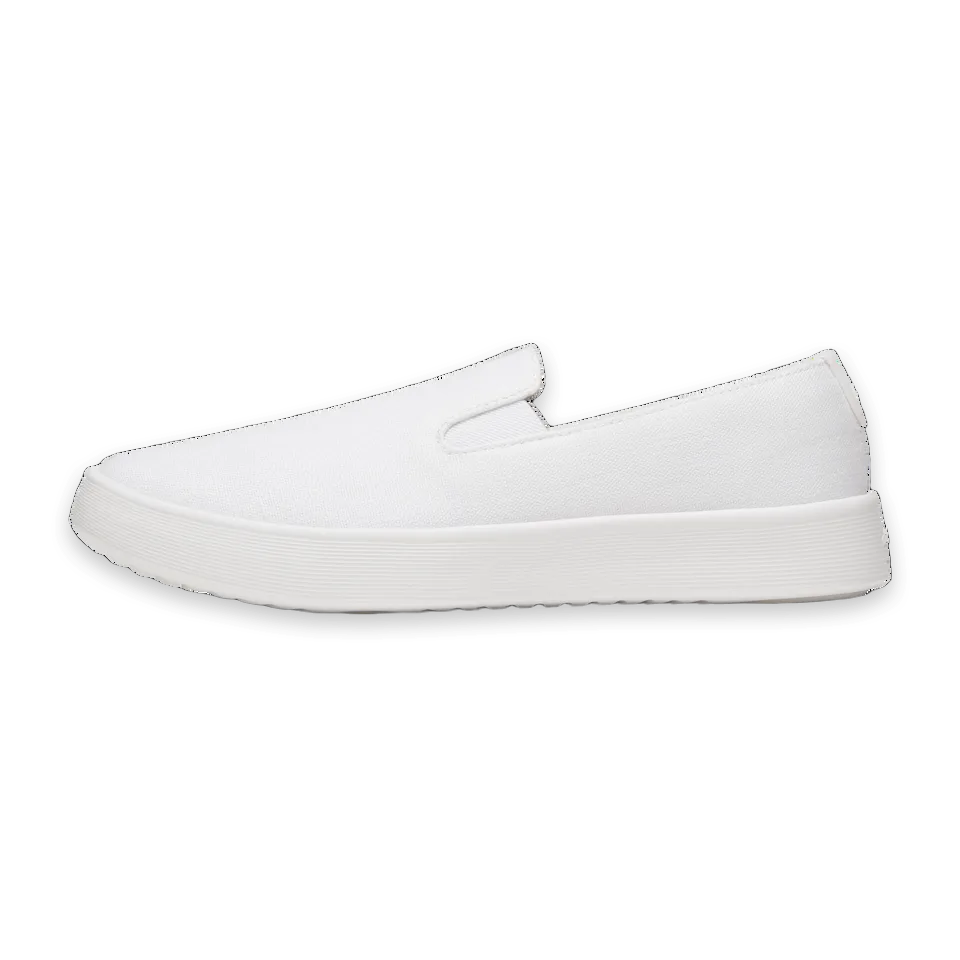 Allbirds Women's Canvas Cruiser Slip On · Blizzard (Blizzard Sole)