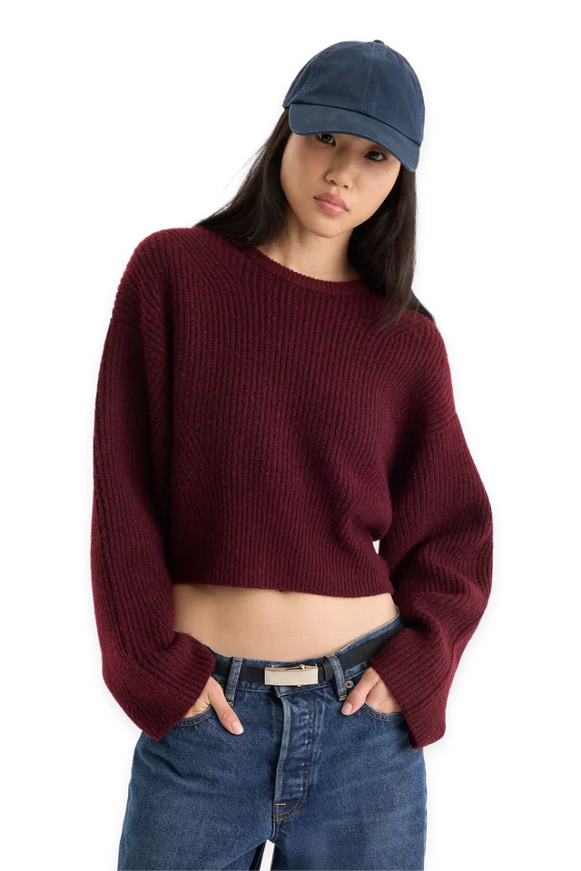 Good American THE CHUNKY KNIT SWEATER