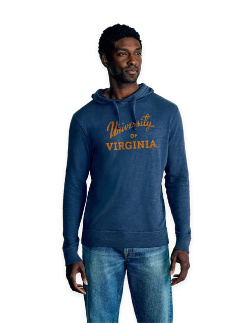 Faherty University of Virginia Sunwashed Organic Hoodie
