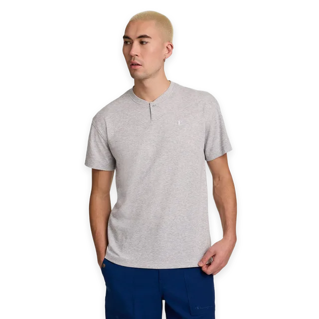 Champion Textured Henley, C Logo