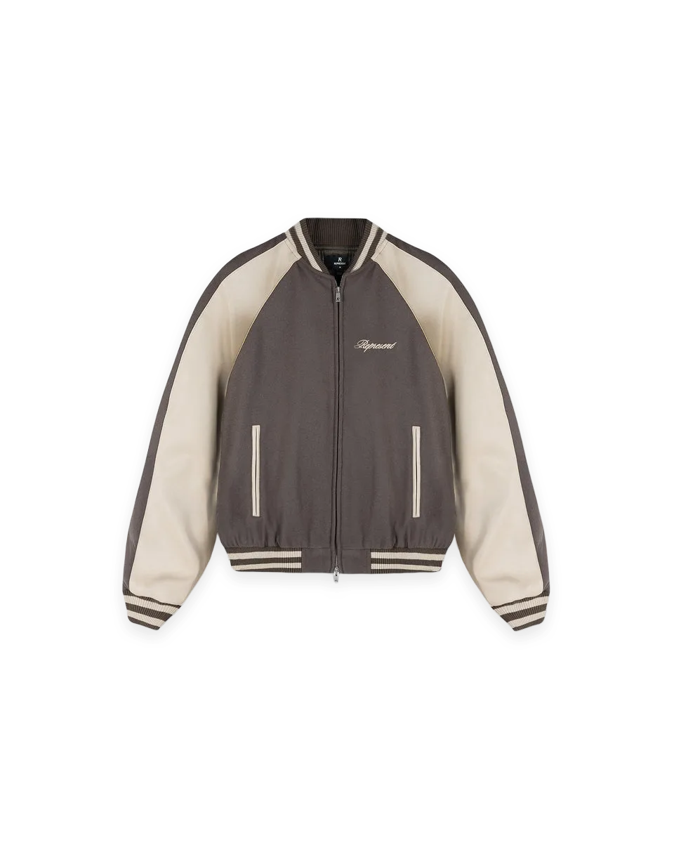 Represent Raglan Varsity Jacket
