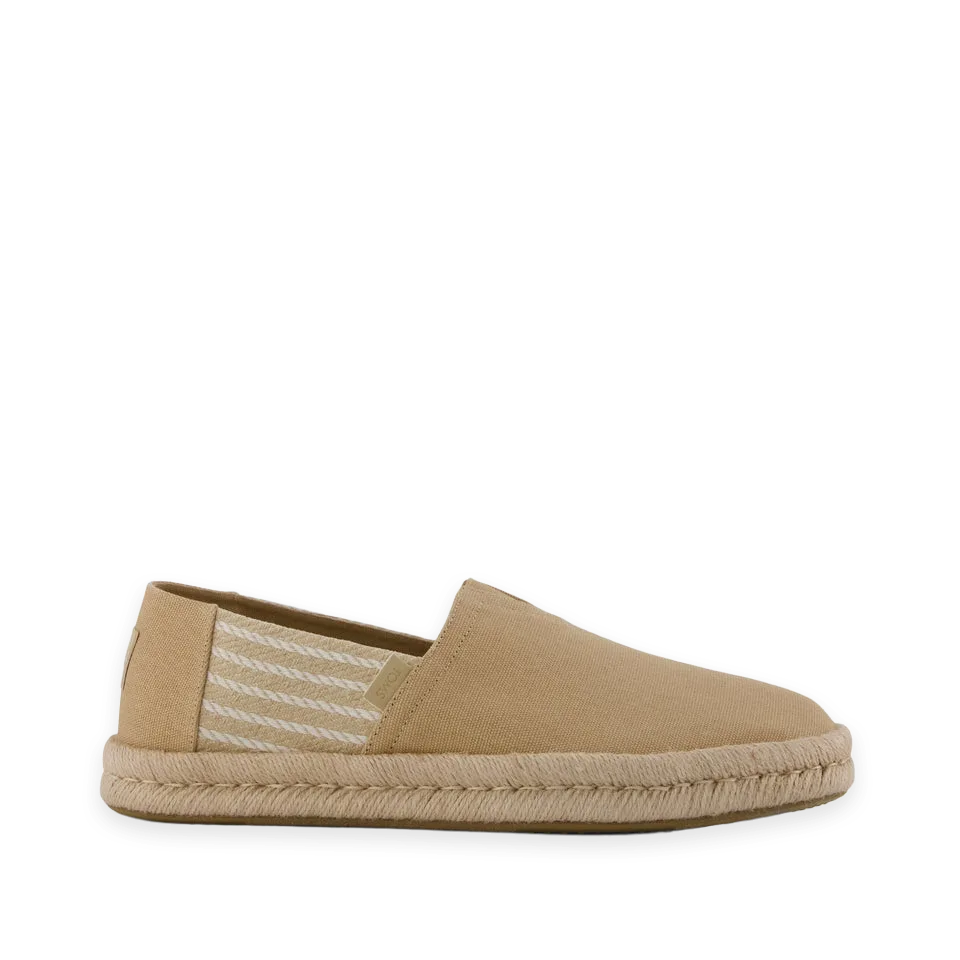TOMS Mens Alpargata Rope 2.0 Espadrille Natural Stripes