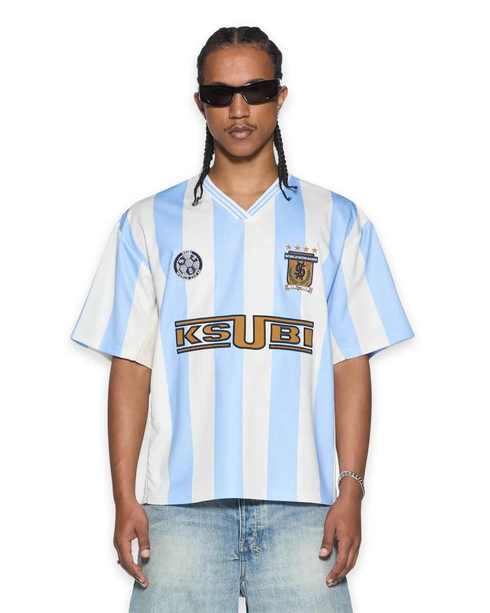 Ksubi OFFSIDE SS JERSEY SKYBLU