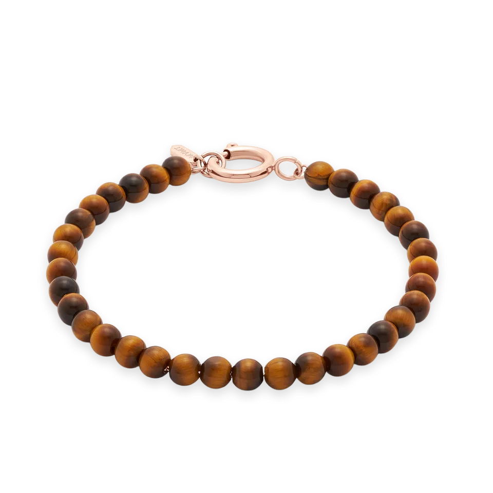 MVMT Oval Stone Bracelet Tiger Eye