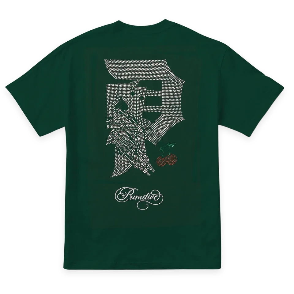 Primitive BLACKJACK RHINESTONE BOXY TEE