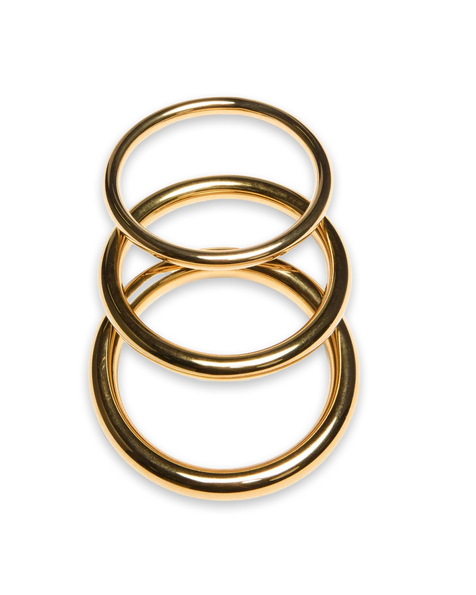 Ksubi STAKKED BANGLE SET GOLD, photo 3