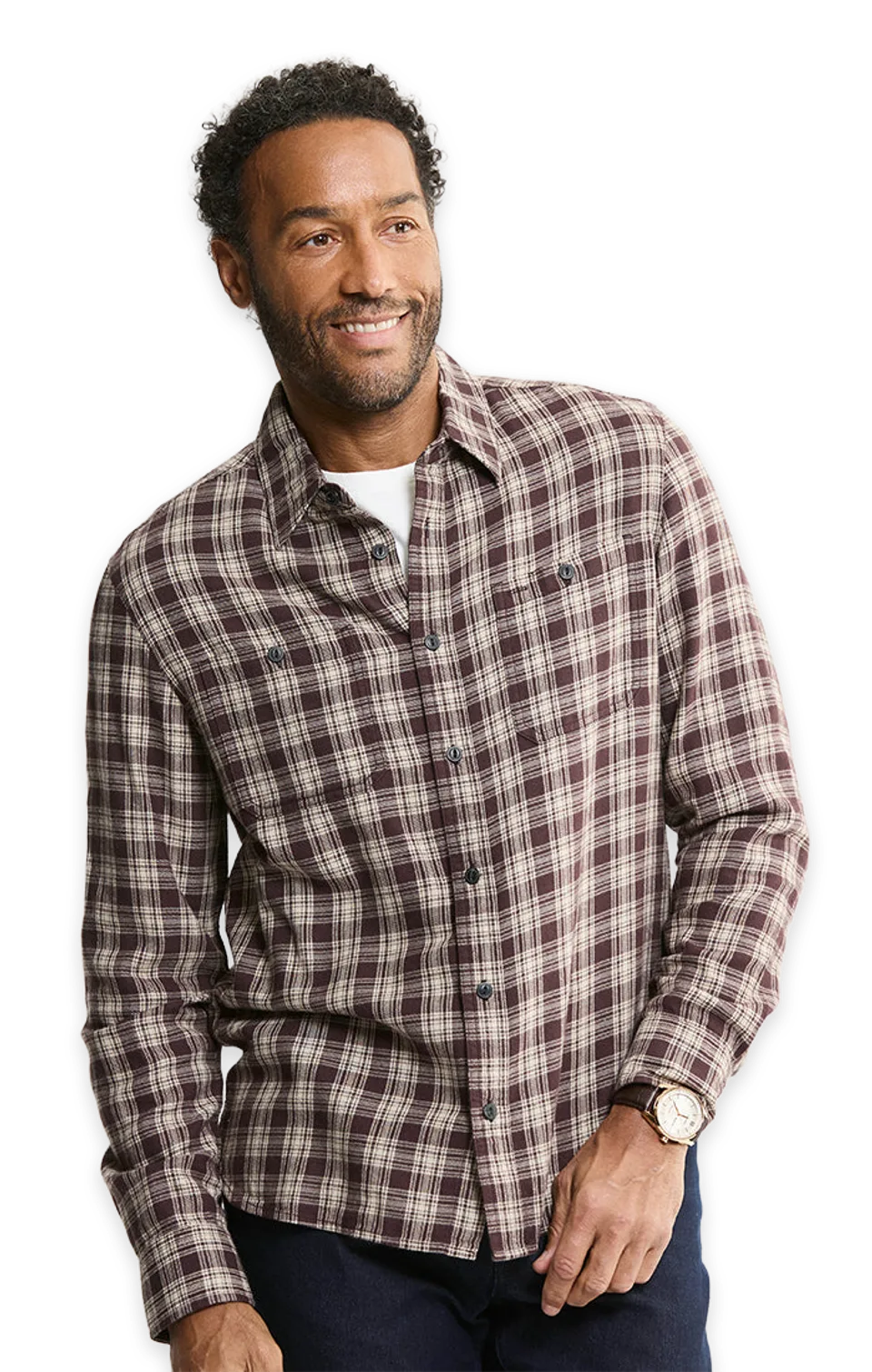 Jachs NY Rye Plaid Flannel Shirt