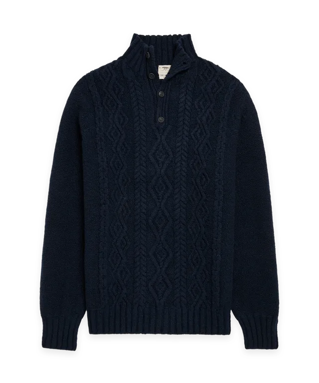 Inis Meáin TS x Inis Meáin 50-Year Aran Mockneck Sweater