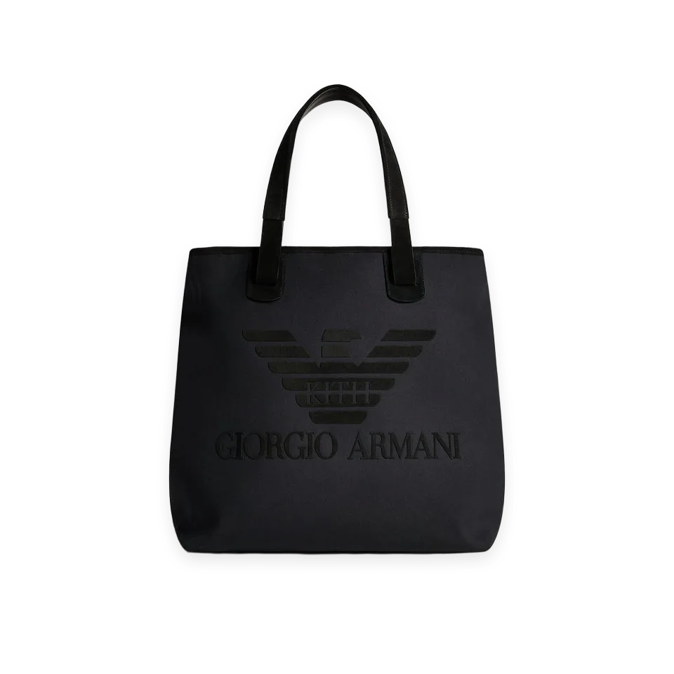 Kith Giorgio Armani & Kith Tote Bag · Nero