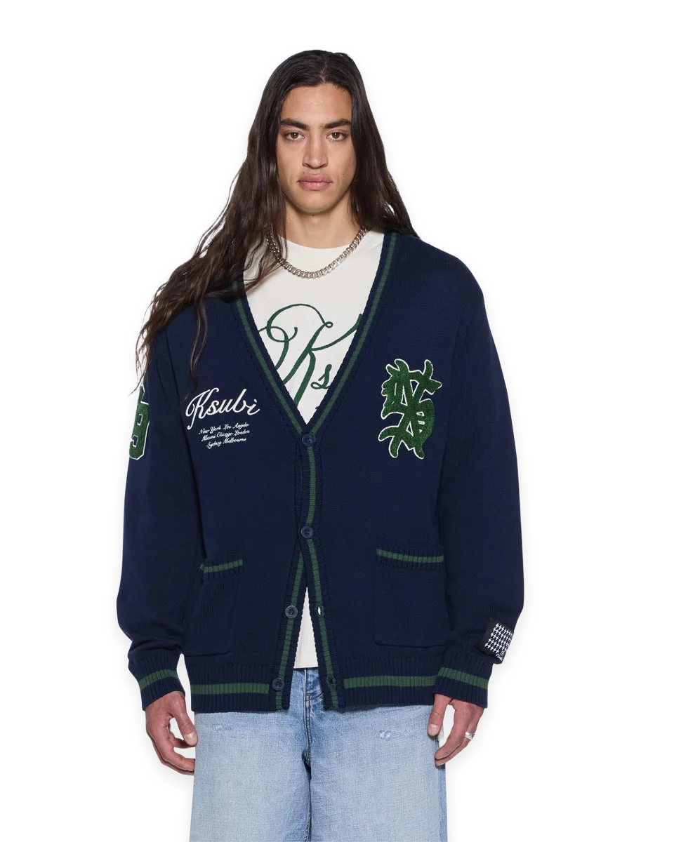 Ksubi PLAYOFF CARDIGAN MIDNIGHT