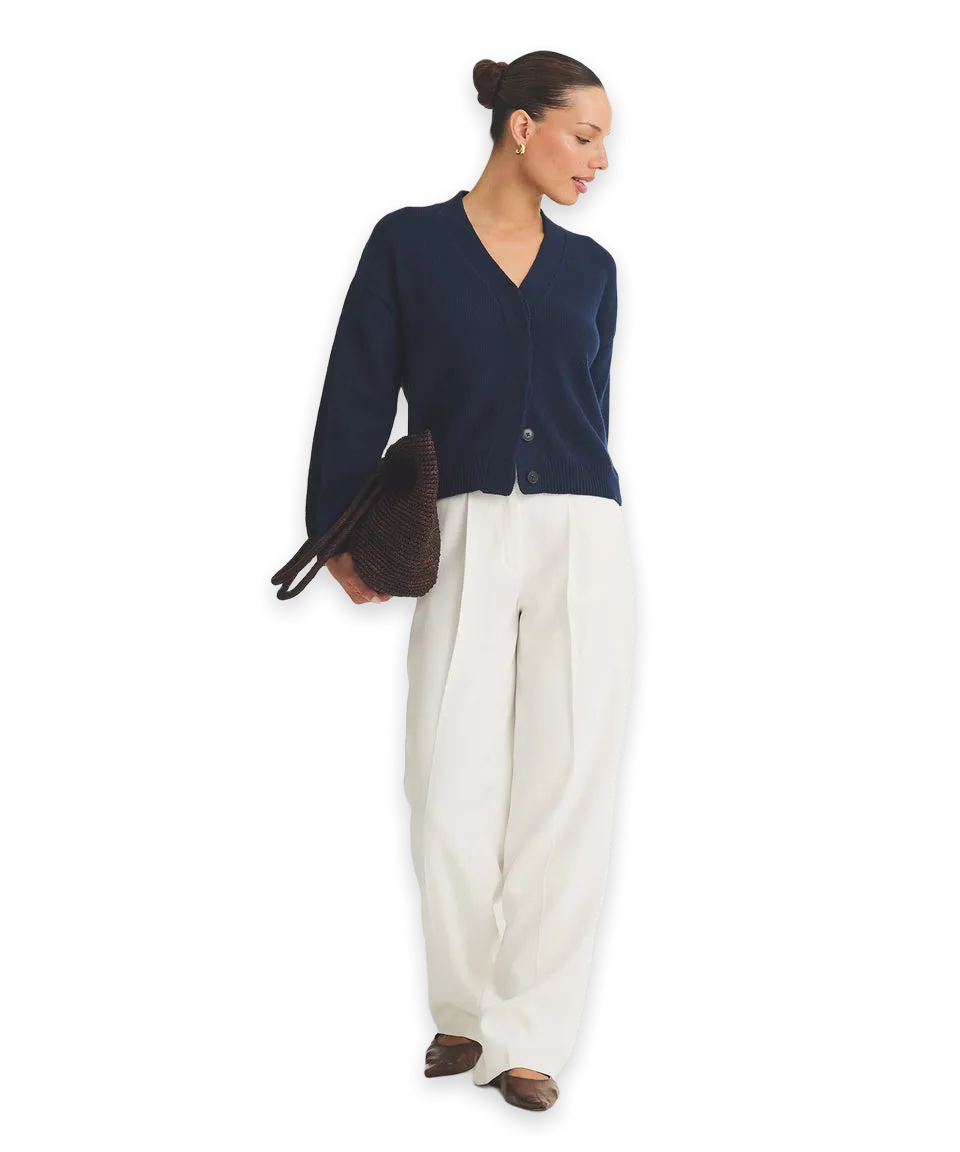 Naadam Cotton Relaxed Cardigan
