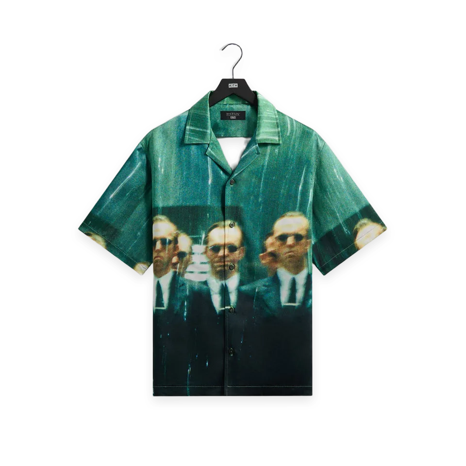 Kith Kith for The Matrix All-Over Printed Thompson Camp Collar Shirt · Taiga