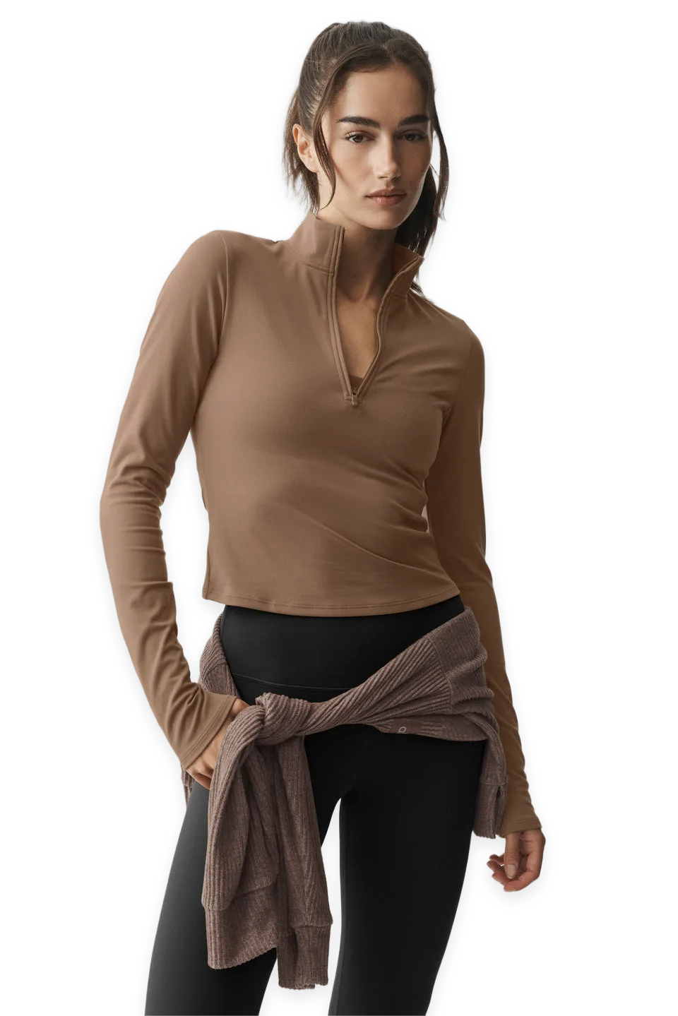 Alo ALO Softsculpt Precision 1/4 Zip Long Sleeve