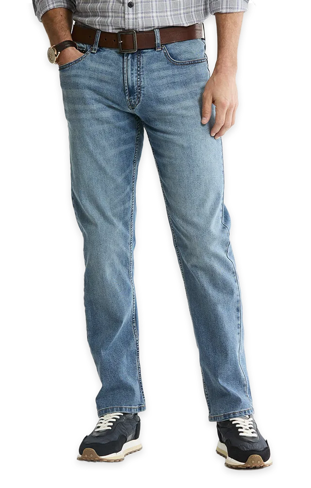 Jachs NY Relaxed Straight Fit Jeans