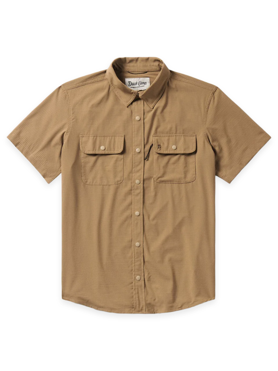 Duck Camp Men's Cast & Blast Perforated Shirt · Short Sleeve · Reed