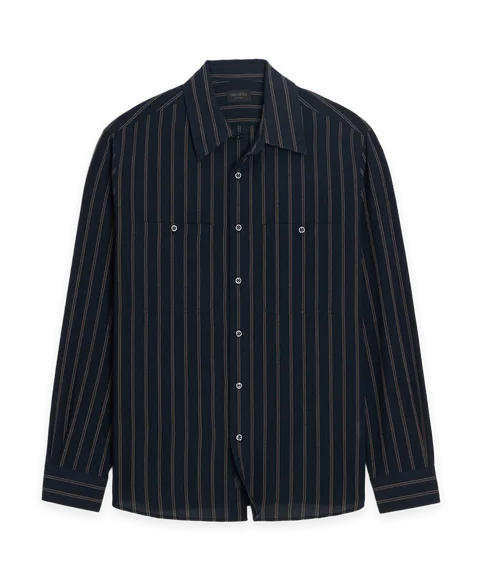 Todd Snyder Crepe Country Shirt