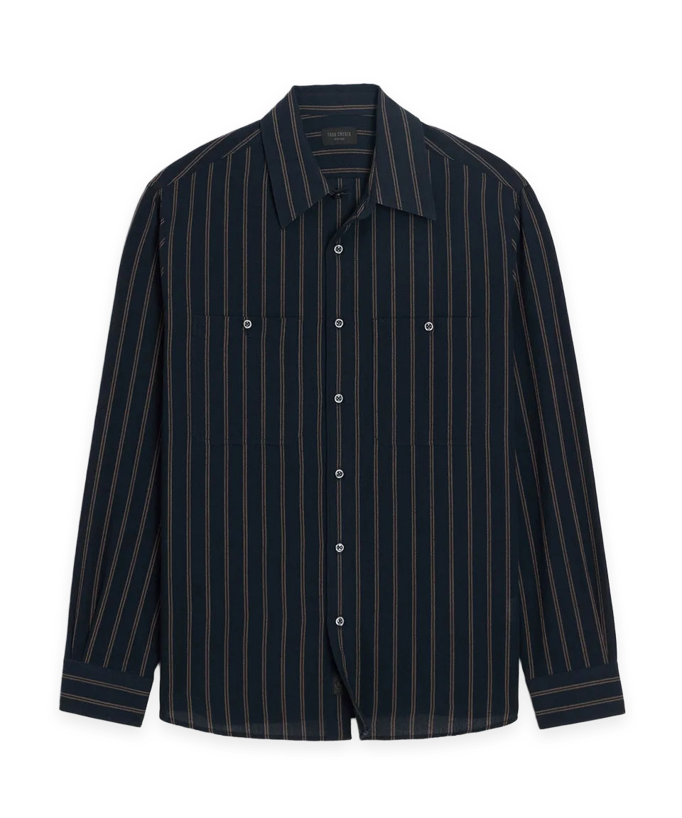 Todd Snyder Crepe Country Shirt