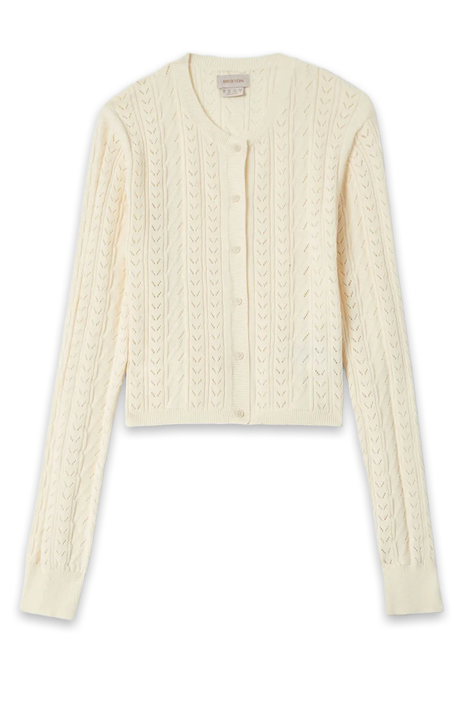 Brixton Bixby Lightweight Cardigan · Wax Paper