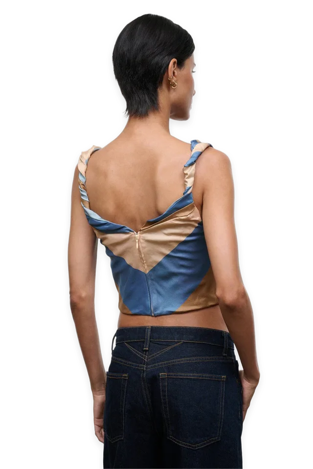 Staud Olivia Silk Top