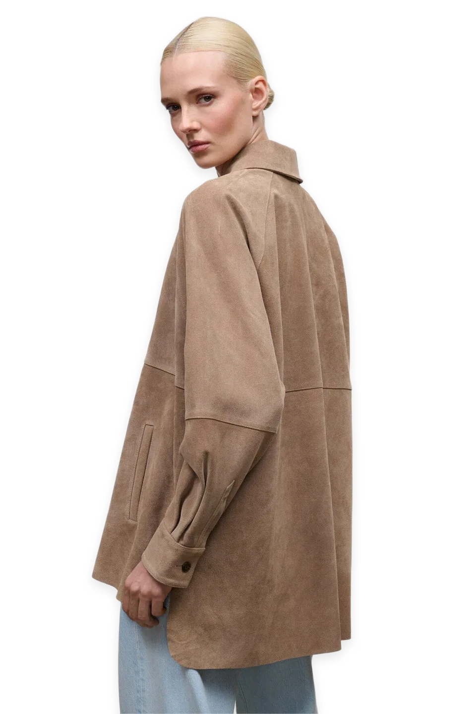Staud Josette Suede Shirt, photo 4
