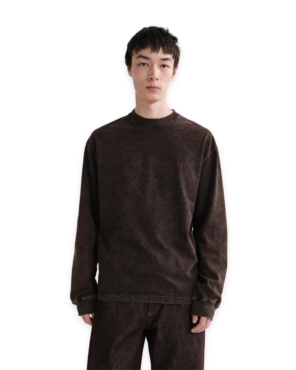 AGOLDE Asha Long Sleeve Mock Neck Tee