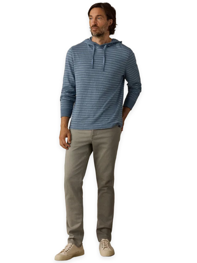 Faherty Stretch Terry 5-Pocket Athletic Fit Pant