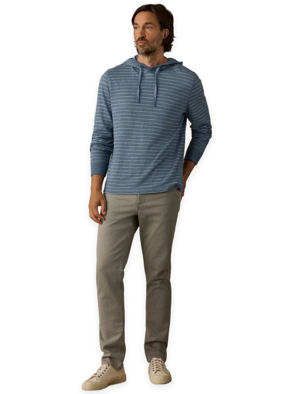 Faherty Stretch Terry 5-Pocket Athletic Fit Pant