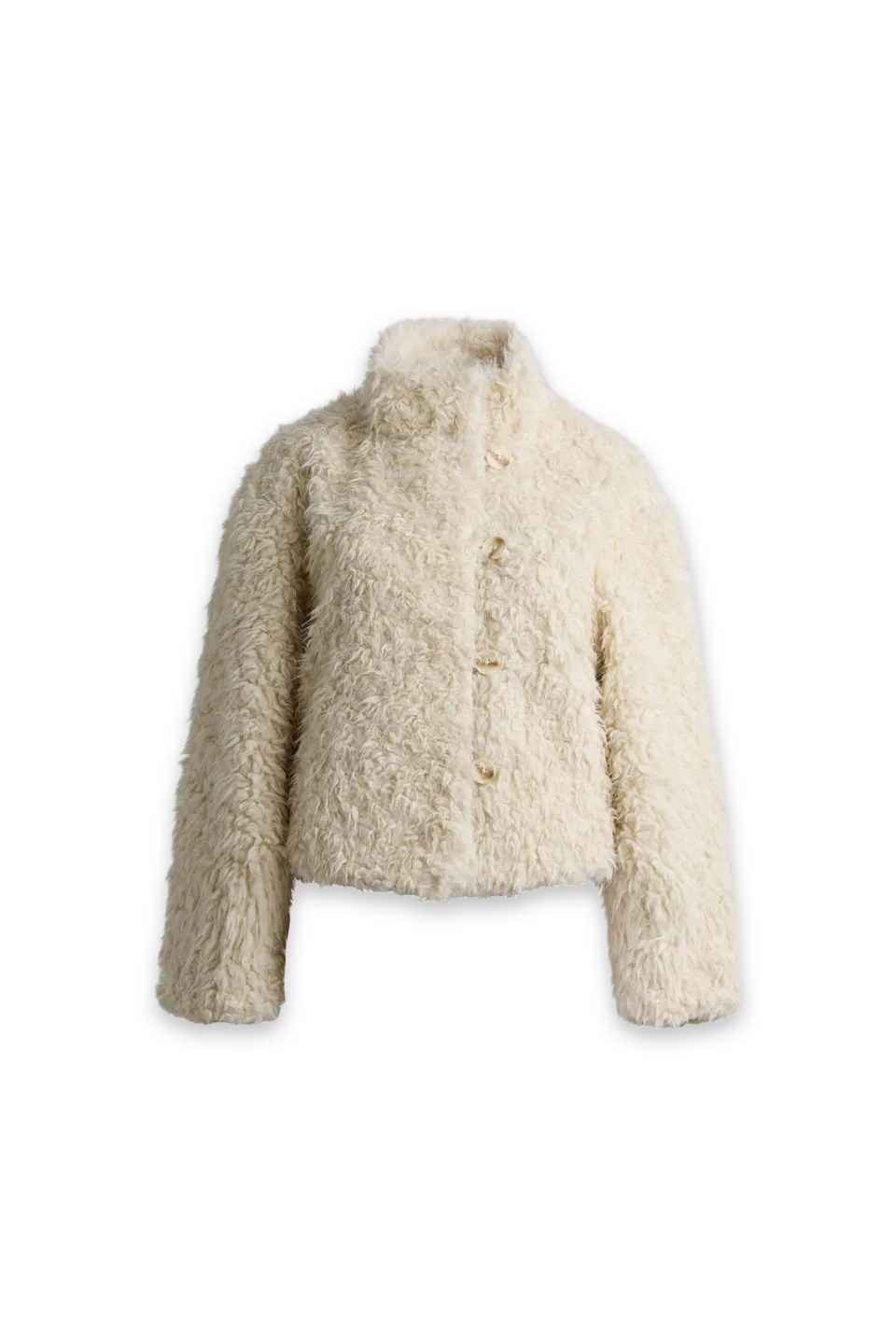 Oak + Fort FAUX FUR TEDDY JACKET