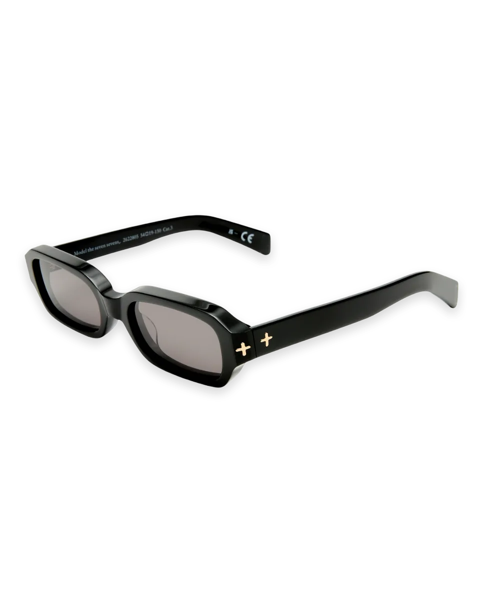 Ksubi THE SEVEN SEVENS SUNGLASSES BLACK GOLD