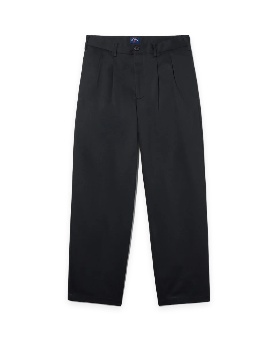 Noah Twill Double-Pleat Pant