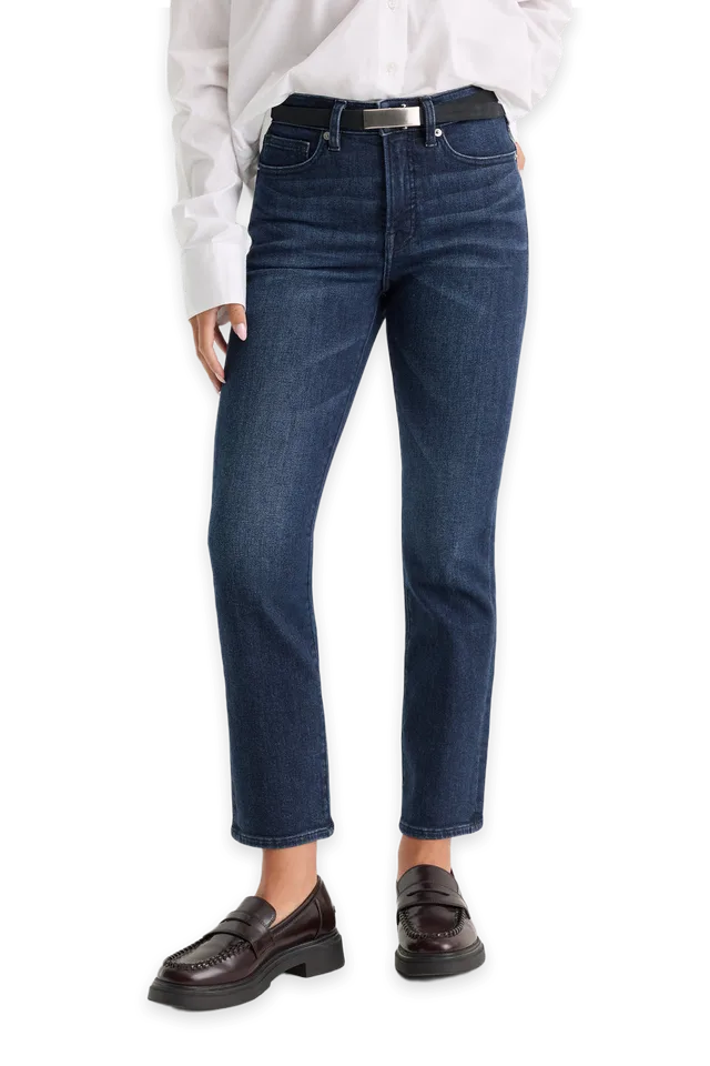 Good American GOOD PETITE STRAIGHT JEANS