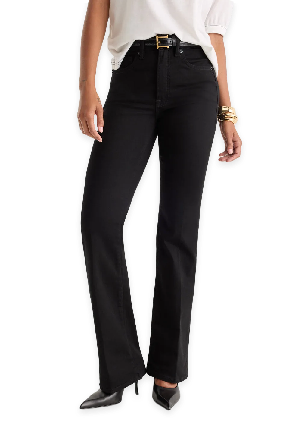 Good American ALWAYS FITS GOOD PETITE BOOTCUT JEANS