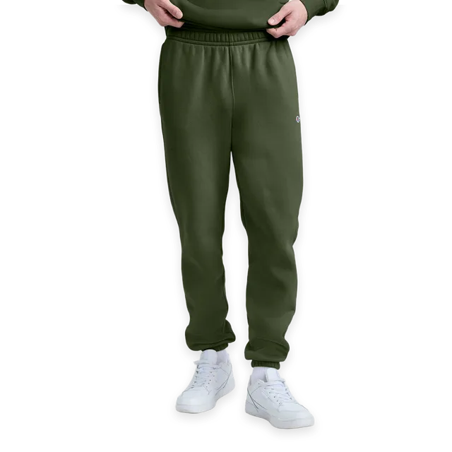Champion Powerblend Sweatpants, Cinched Bottom, C Logo