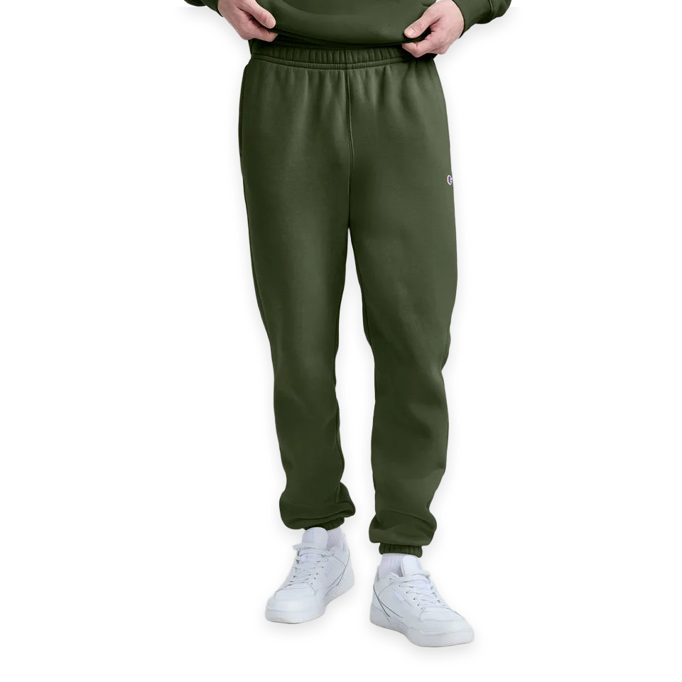 Champion Powerblend Sweatpants, Cinched Bottom, C Logo