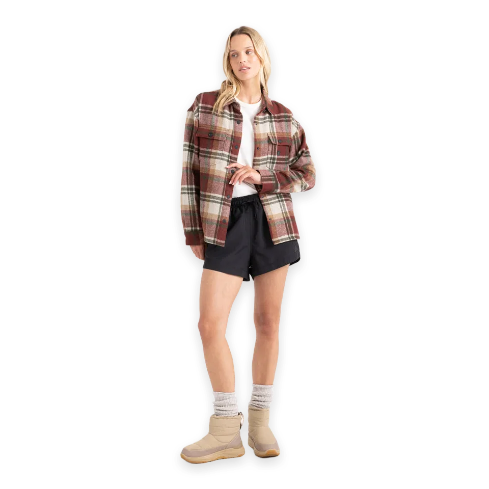 Roark Amberley Flannel · Sangria