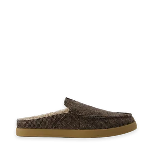 TOMS Mens Alonso Mule Chocolate Brown Flecked Tweed