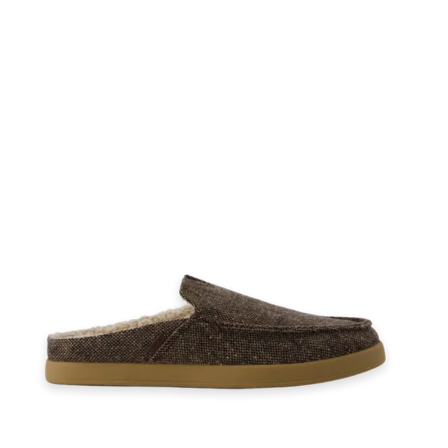 TOMS Mens Alonso Mule Chocolate Brown Flecked Tweed