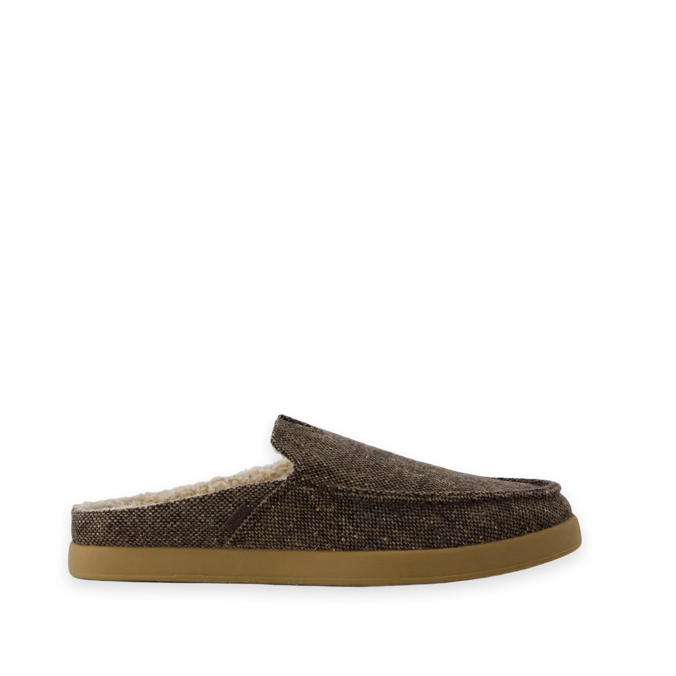 TOMS Mens Alonso Mule Chocolate Brown Flecked Tweed