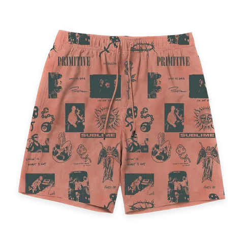 Primitive MOSAIC BOARDSHORT
