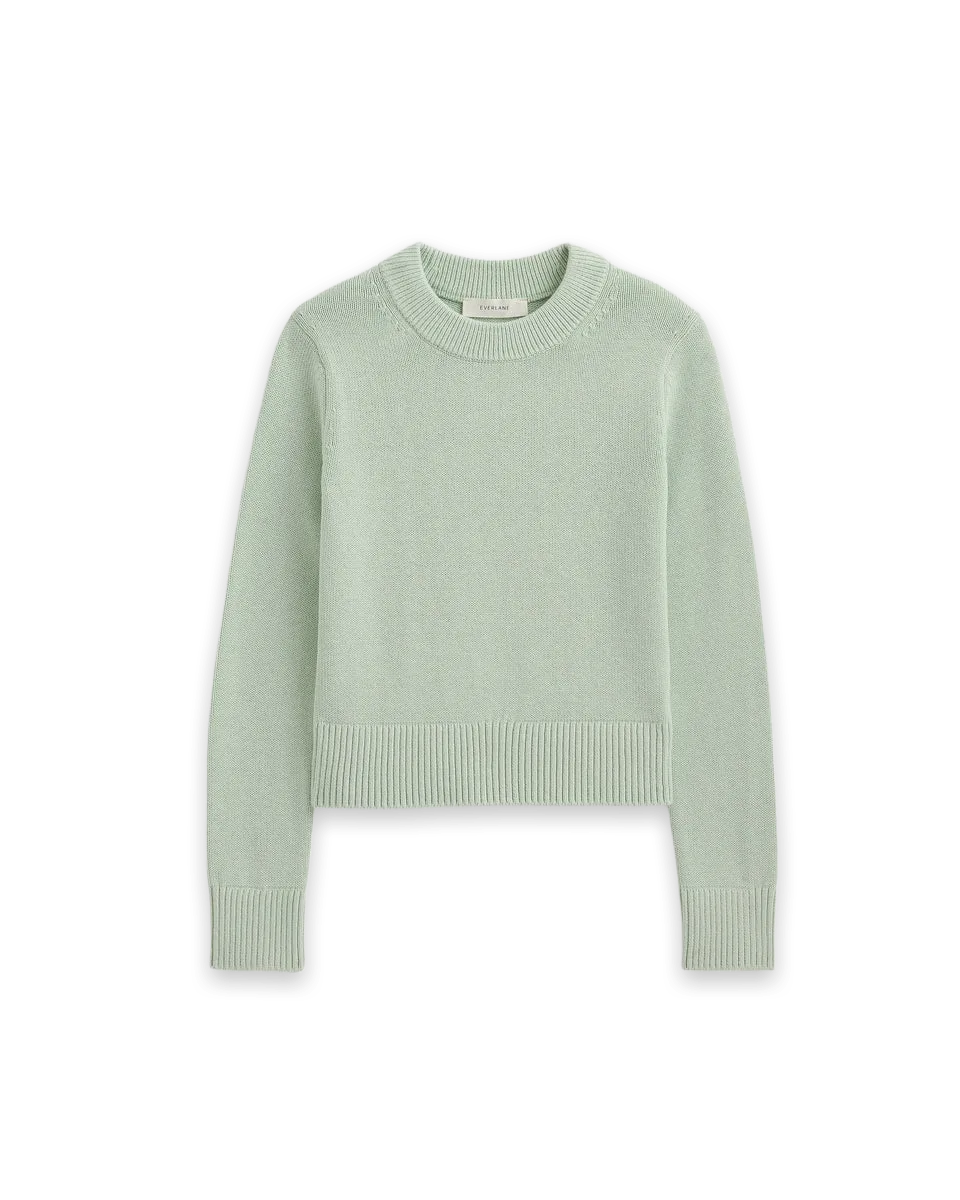 Everlane Shrunken Crew Sweater in Everyday Cotton