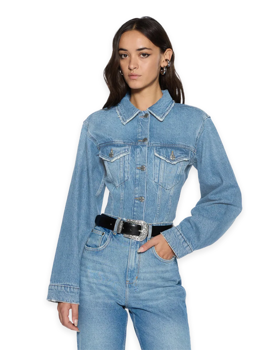 Ksubi CINCHED JACKET CROP TRU VINTAGE