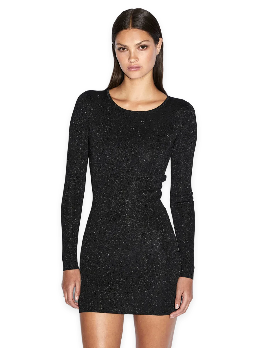 Ksubi UNTAMED LS DRESS BLACK