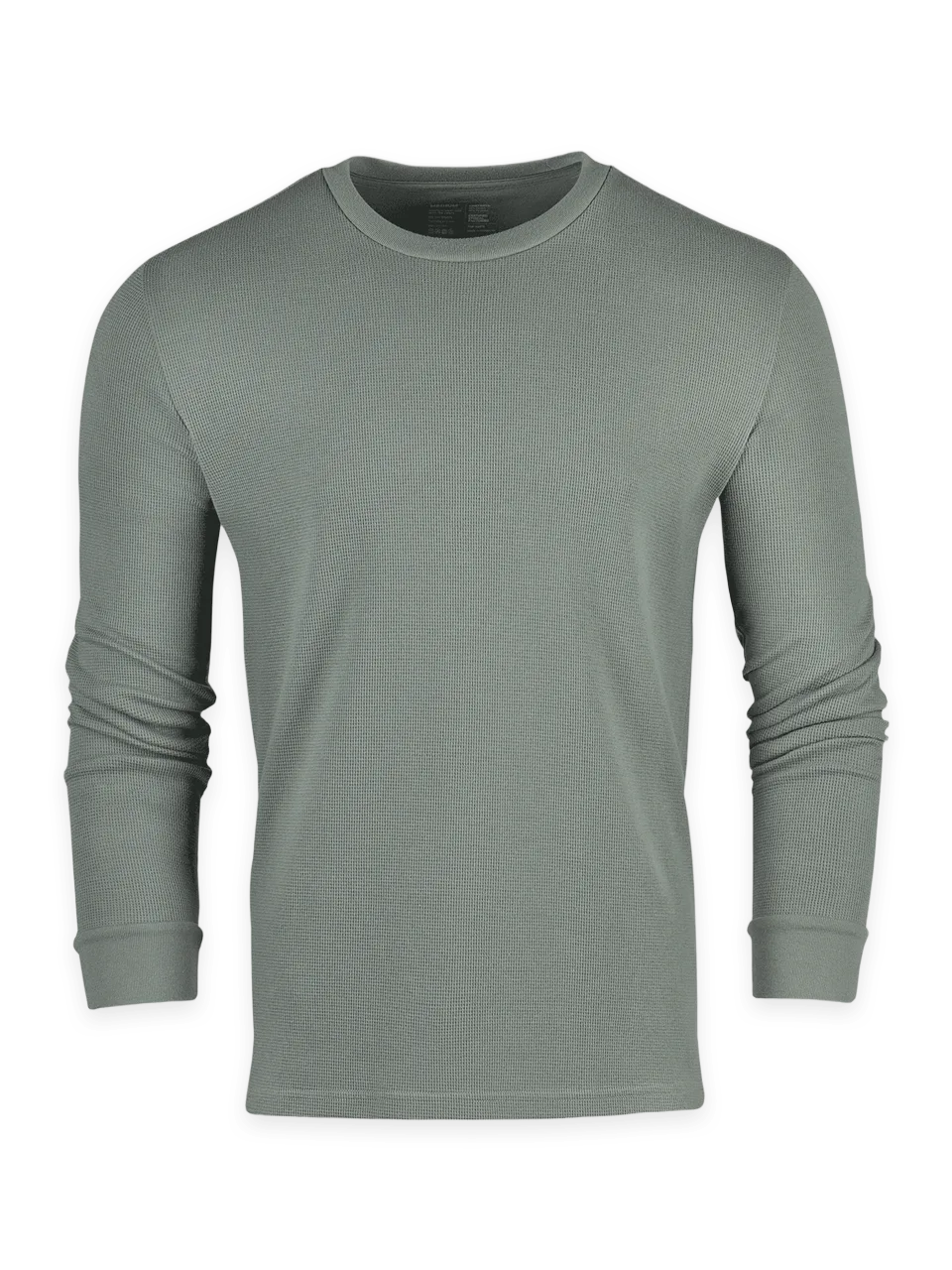 Fresh Clean Threads Mercury Green Thermal Long Sleeve Crew