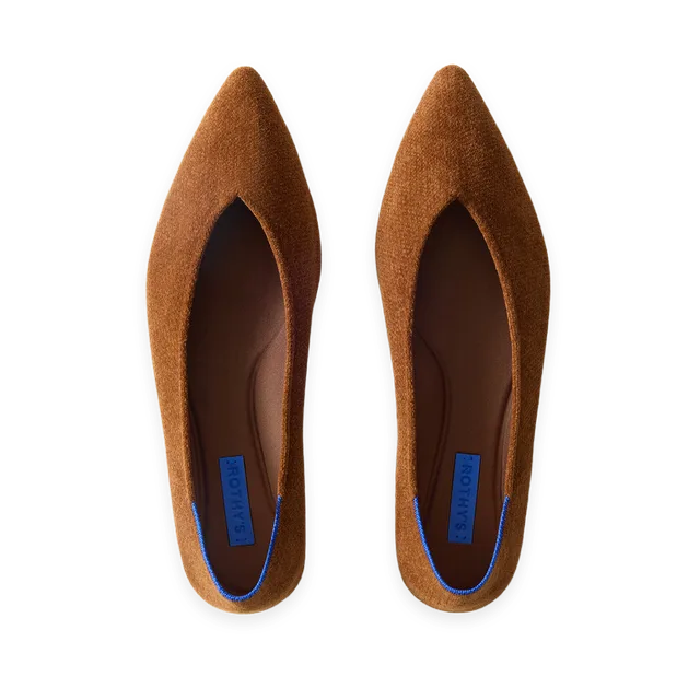 Rothy's The Point III · ReVelvet™ Russet