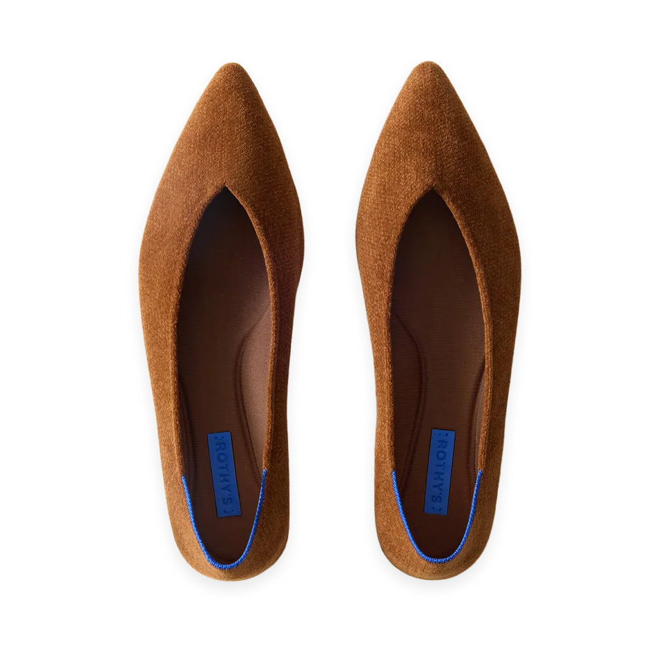 Rothy's The Point III · ReVelvet™ Russet