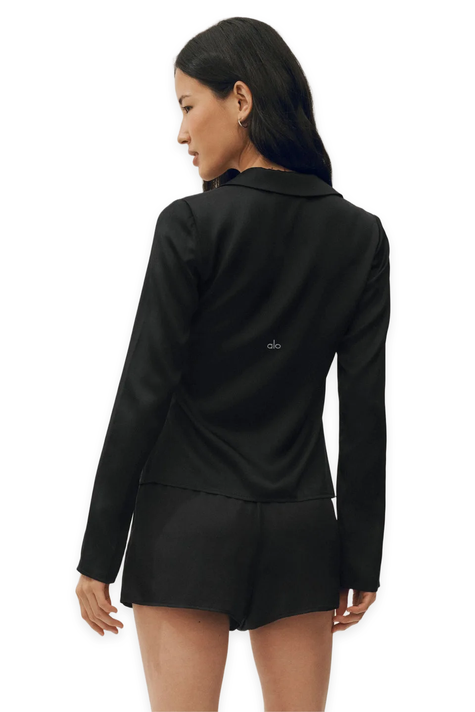 Alo Silk Blend Radiance Long Sleeve Top, photo 2