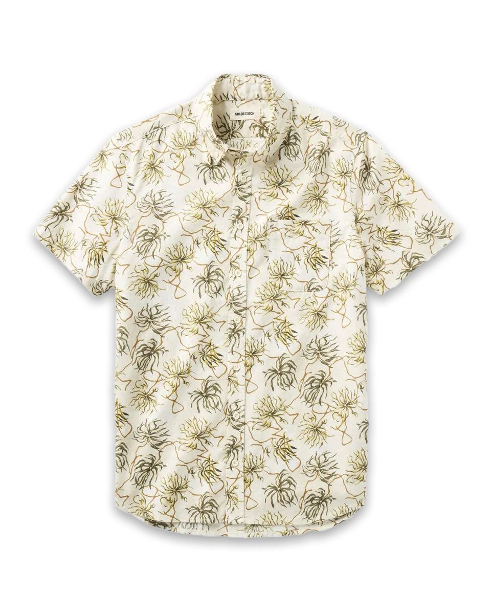 Taylor Stitch The Short Sleeve Jack in Dried Palms