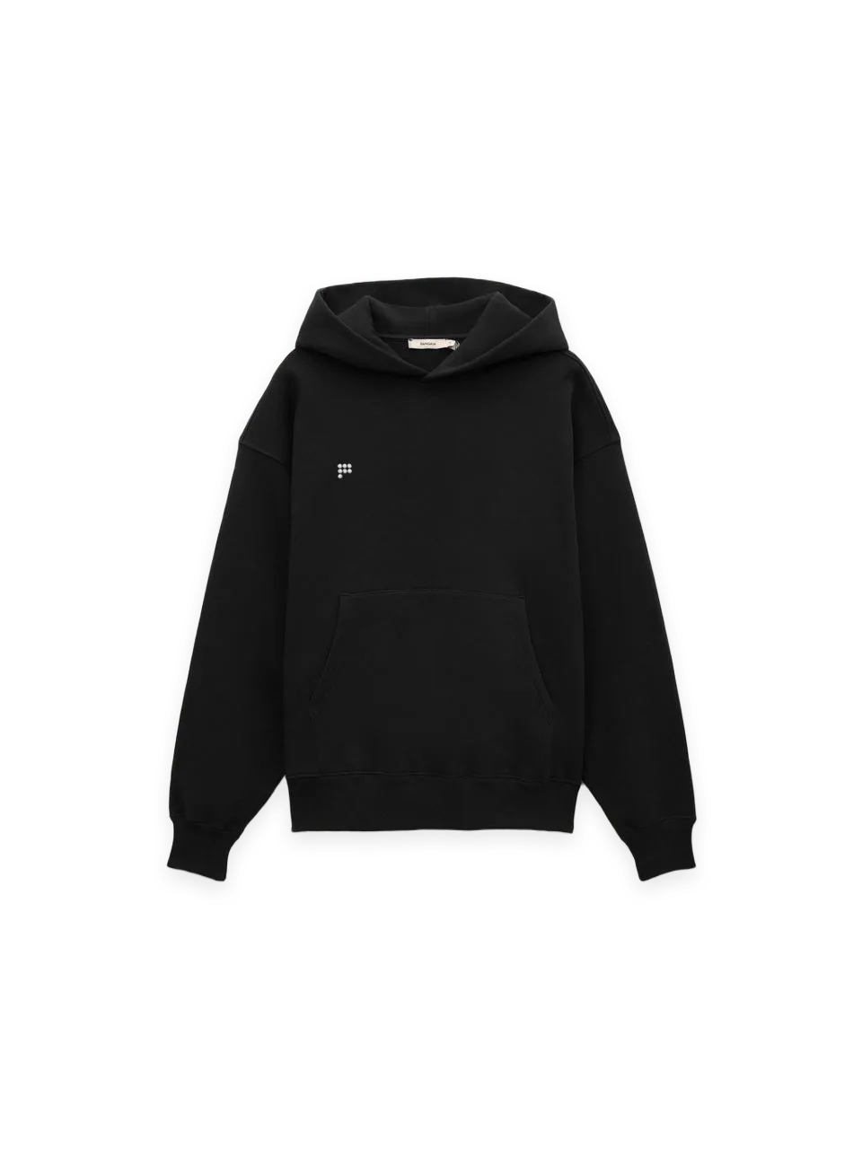 Pangaia Mens Heavyweight Hoodie—Black
