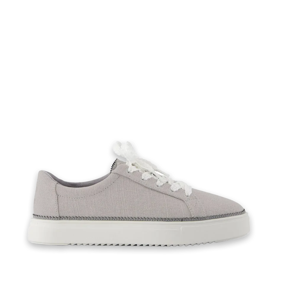 TOMS Womens Izzy Lace-Up Sneaker Drizzle Grey Heritage Canvas